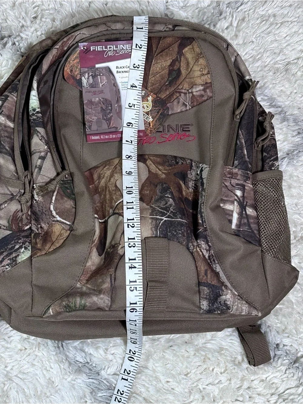 FieldLine Pro Series Men's Camo Backpack - Brown/Green